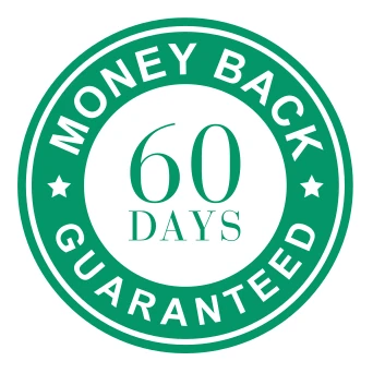 Hormovance 60-day money-back satisfaction guarantee badge